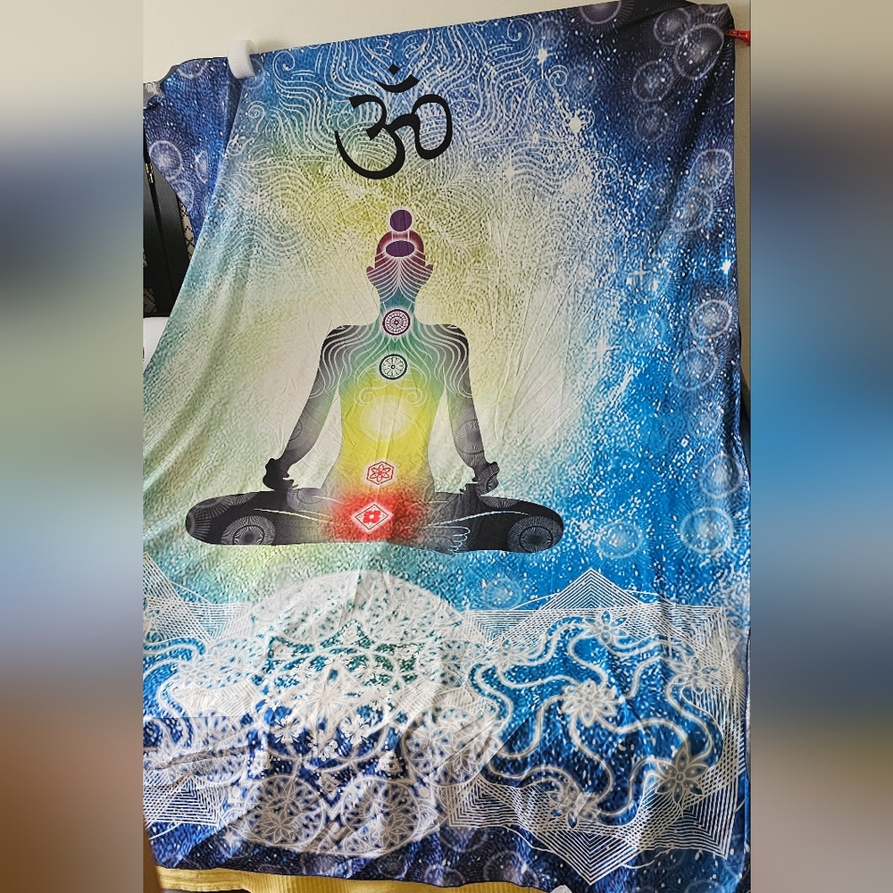 Yoga Meditation Tapestry 159×177